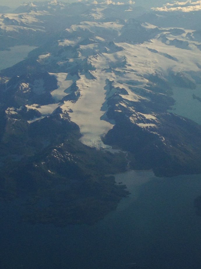 Glacier From Plane