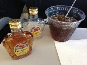 Drinks on Plane out of Deadhorse