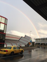 Rainbow leading me home!!