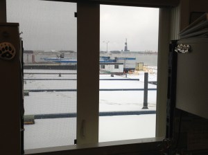 Looking towards Airport. Soon to be black 24/7