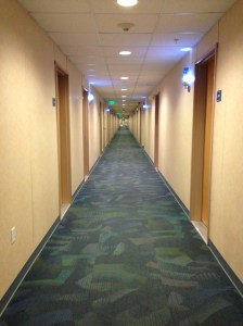 Aurora Hotel Hallway That Leads To My Room