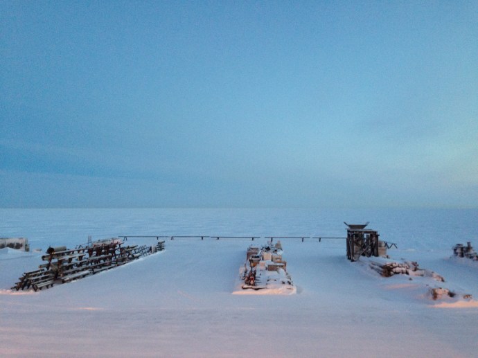 Looking out at Arctic