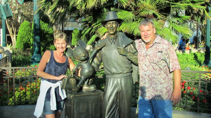Vicki, Mickey, Walt and I